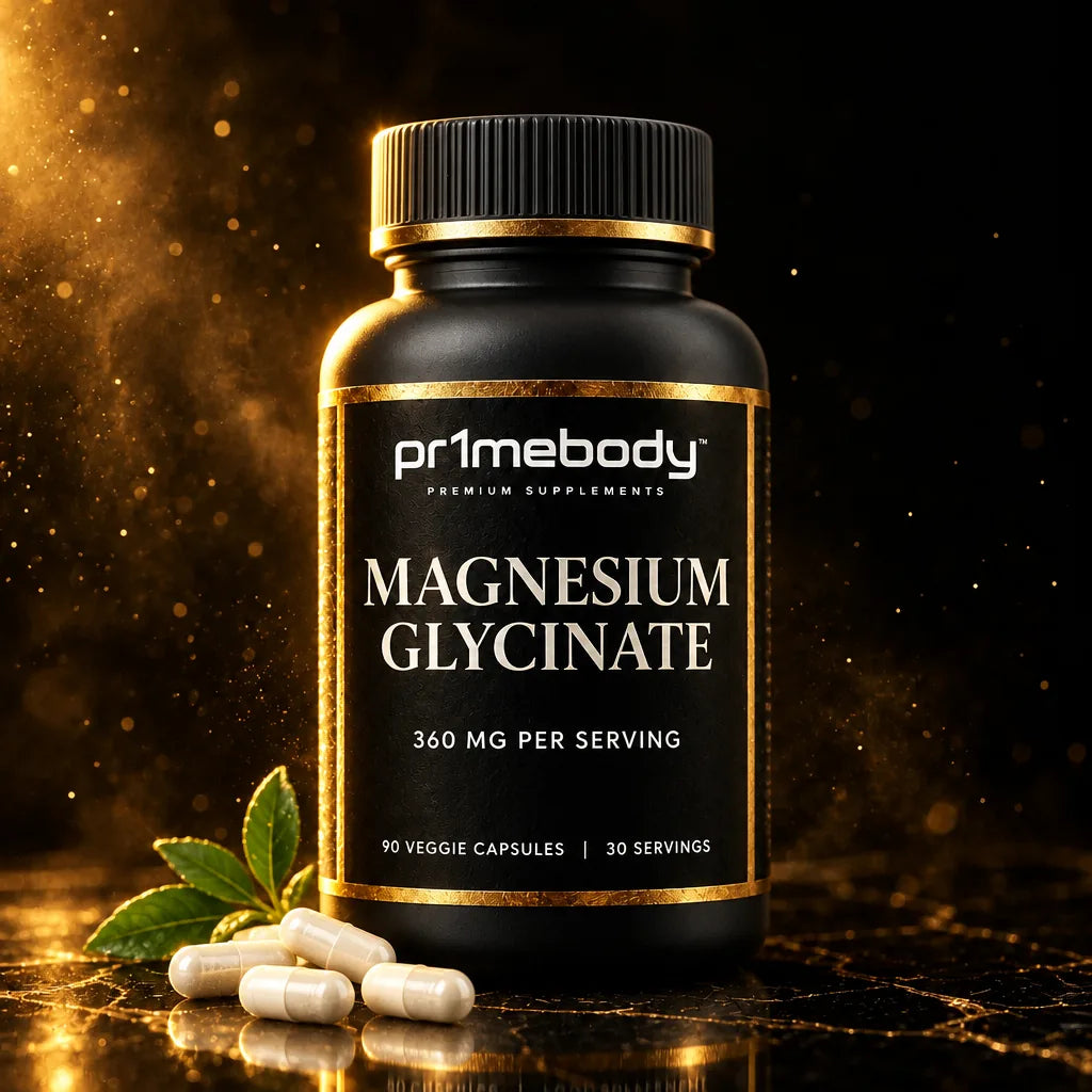 pr1mebody magnesium glycinate capsules, 90 veggie capsules