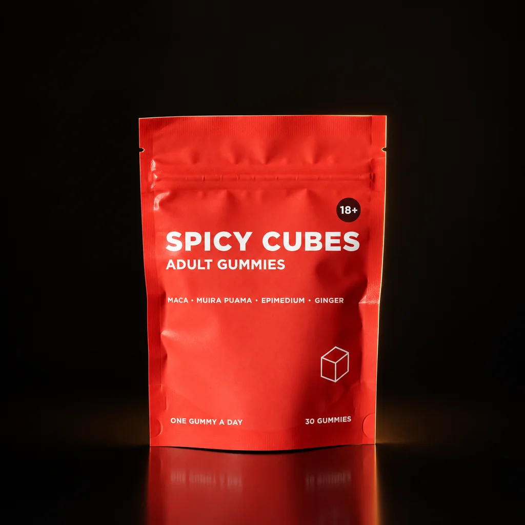 Spicy Cubes: 30 Gummies, Full Label, Safety and Price