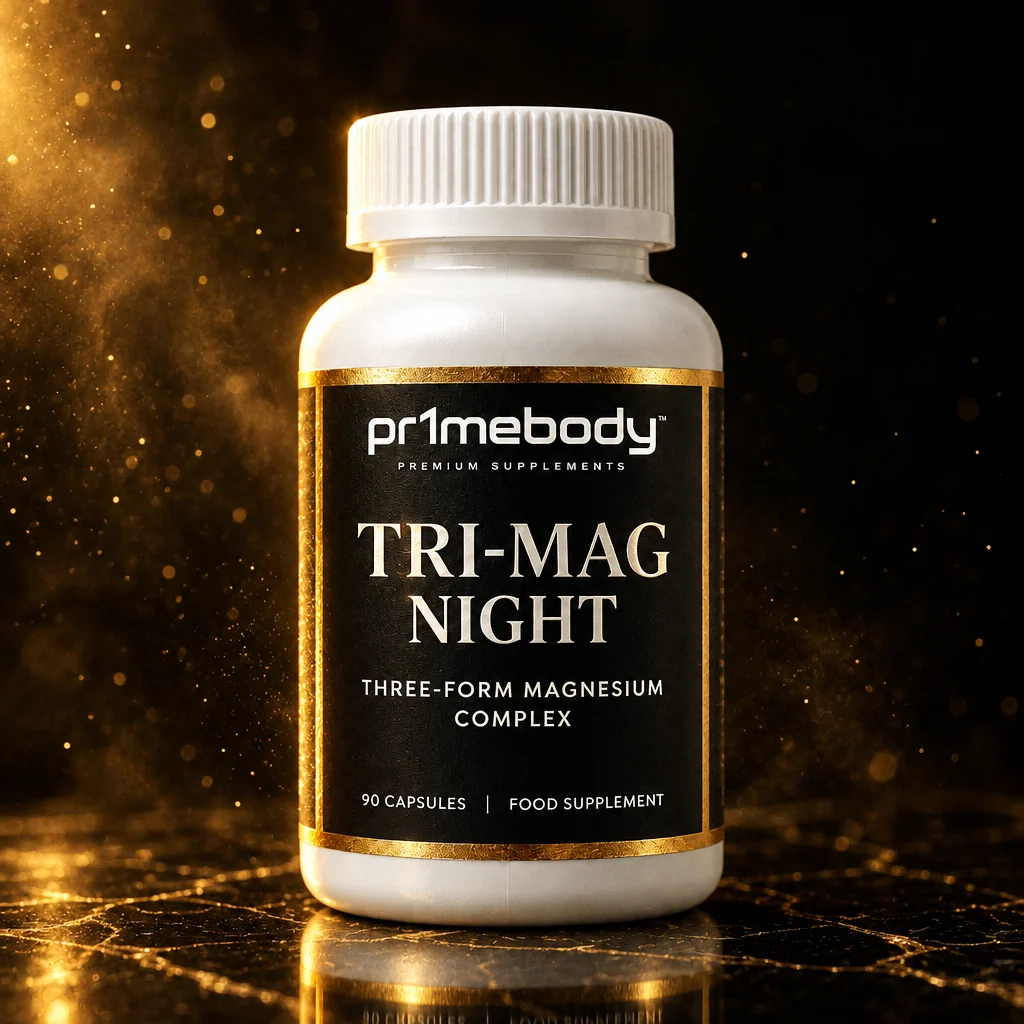 pr1mebody Tri-Mag Night three-form magnesium complex, 90 capsules